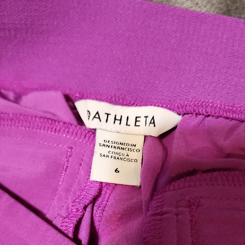 Athleta Pink Track Pants Slim Fit - Picture 6 of 8